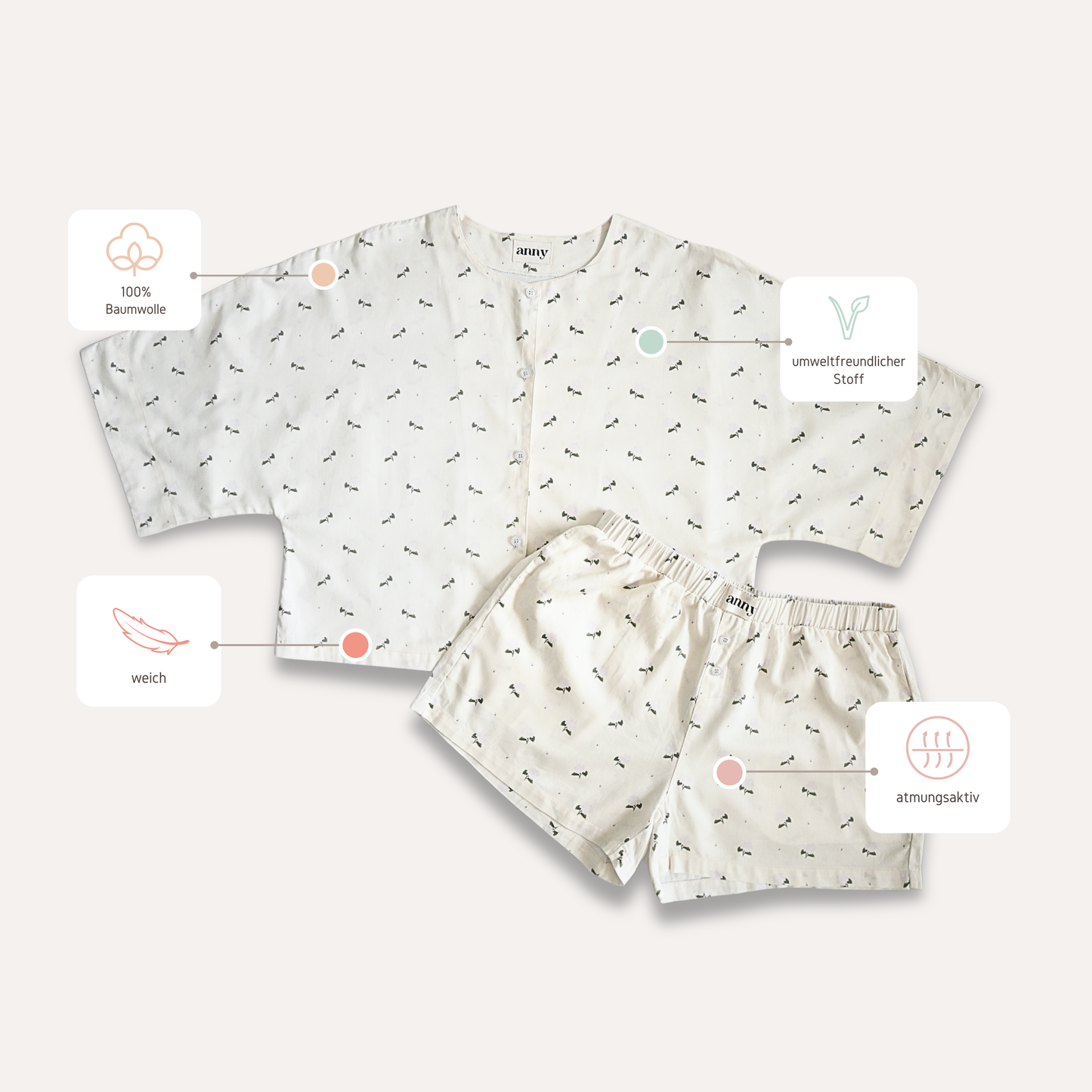 Baumwoll PJ Set 'ODESSA'